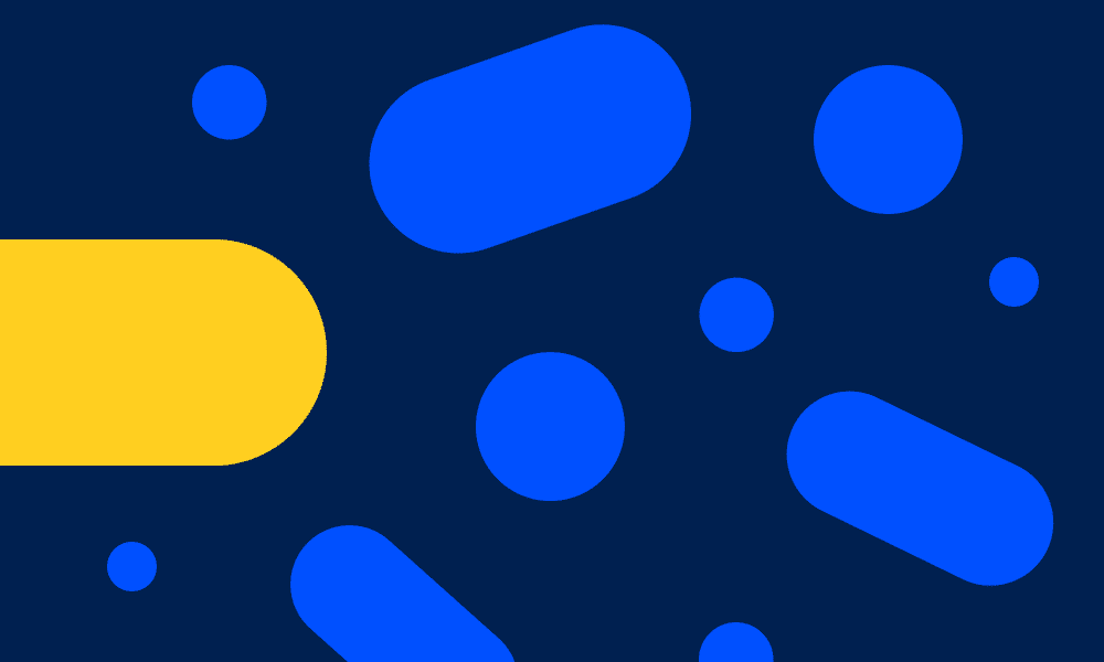 ett blått och gult diagram som representerar sömn och eksem